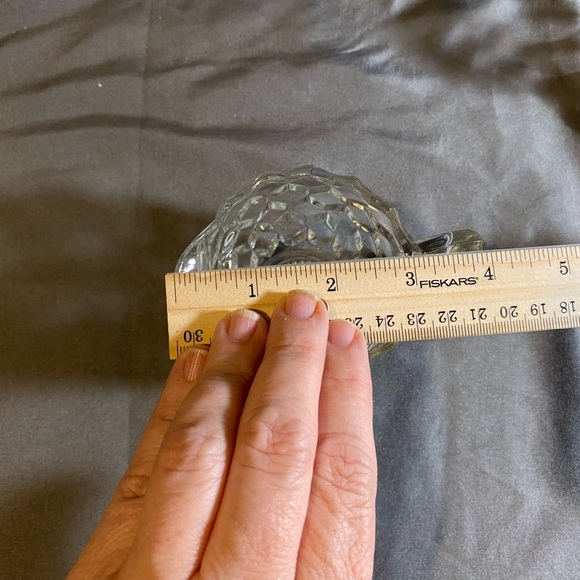 Vintage Prism Cube Glass Sugar Bowl and Creamer - Picture 3 of 6